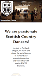 Mobile Screenshot of portlandscottishdancers.org