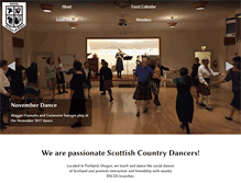 Tablet Screenshot of portlandscottishdancers.org